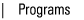 Programs
